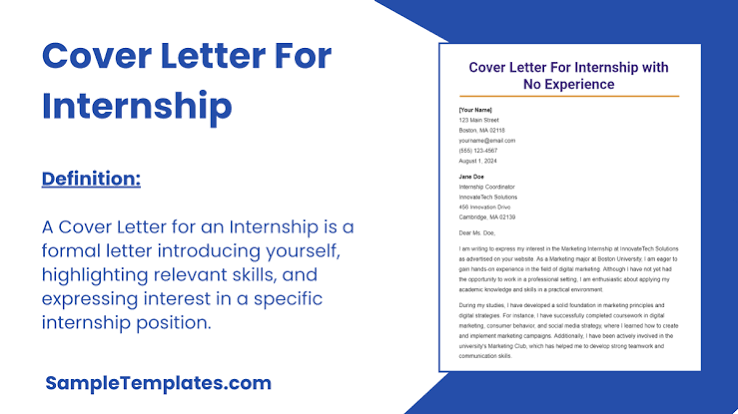 How to Structure Your Internship Cover Letter — how to write a cover letter for an internship